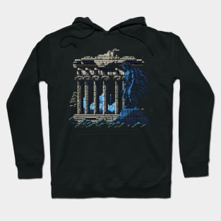 Acropolis Pixel Art Hoodie